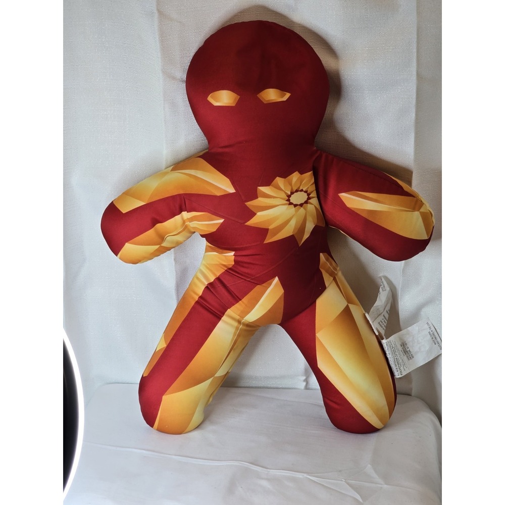 MOGU People‎ SUCCESS 22" Microbead Pillow Plush Squishy Doll Red Gold 2004
